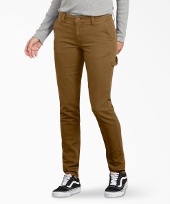 Women's FLEX Slim Fit Duck Carpenter Pants
